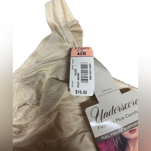 Underscore VINTAGE JCPenney Bra Yr 2000’s 40B - Picture 2 of 3